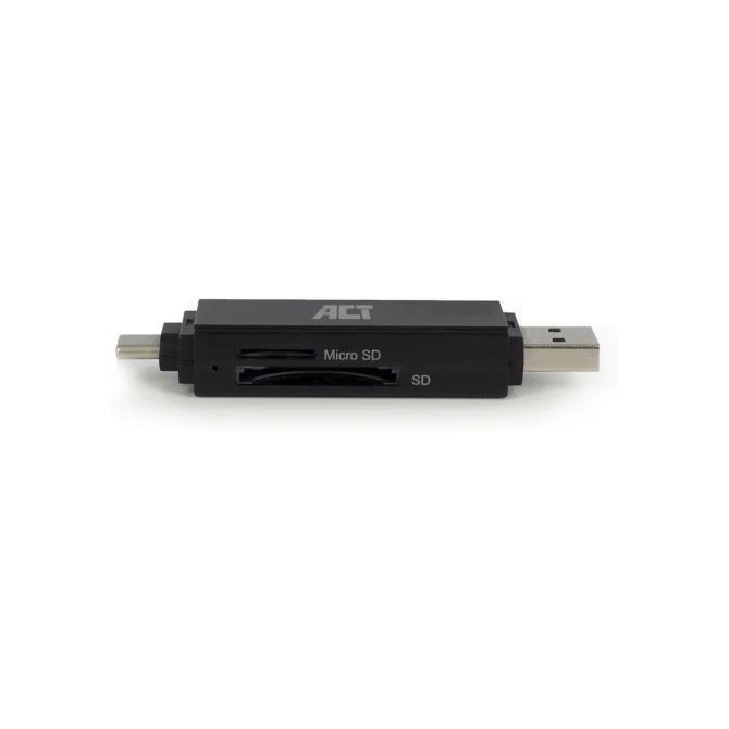 ACT AC6375 geheugenkaartlezer USB 3.2 Gen 1 (3.1 Gen 1) Zwar
