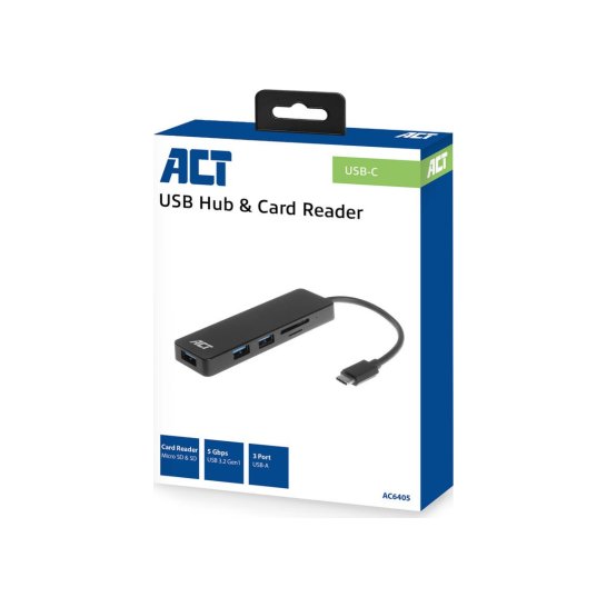 ACT AC6405 interface hub USB 3.2 Gen 1 (3.1 Gen 1) Type-C 50