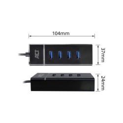 ACT AC6415 interface hub USB 3.2 Gen 1 (3.1 Gen 1) Type-C 50