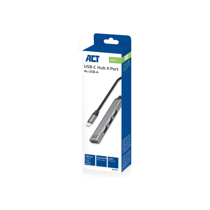 ACT AC6425 interface hub USB 3.2 Gen 1 (3.1 Gen 1) Type-C 50