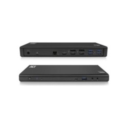 ACT AC7048 notebook dock & poortreplicator Bedraad USB 3.2 G ACT AC7048 notebook dock & poortreplicator Bedraad USB 3.2 G