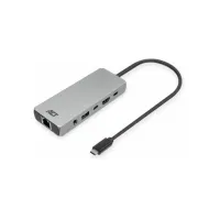 ACT AC7095 laptop dock & poortreplicator Bedraad USB 3.2 Gen