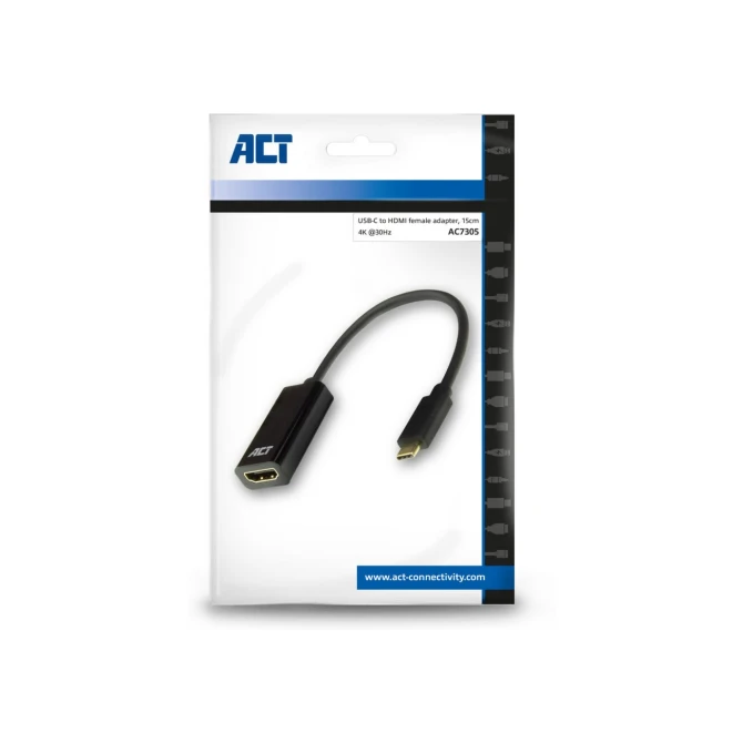 ACT AC7305 video kabel adapter 0,15 m USB Type-C HDMI Type A