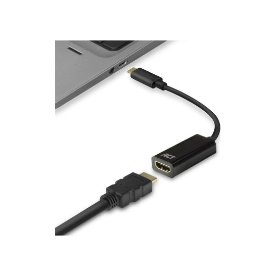 ACT AC7305 video kabel adapter 0,15 m USB Type-C HDMI Type A ACT AC7305 video kabel adapter 0,15 m USB Type-C HDMI Type A
