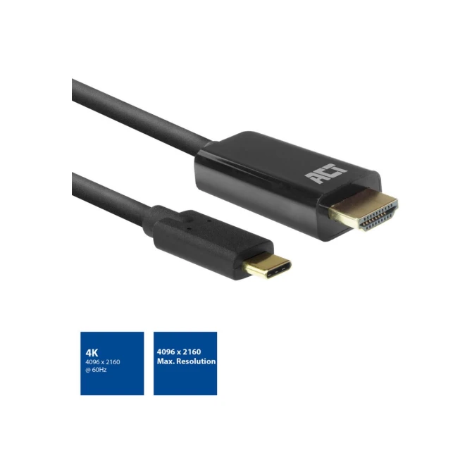 ACT AC7315 video kabel adapter 2 m USB Type-C HDMI Type A (S