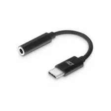 ACT AC7380 audio kabel 0,11 m 3.5mm USB Type-C Zwart ACT AC7380 audio kabel 0,11 m 3.5mm USB Type-C Zwart