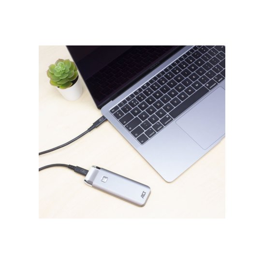 ACT AC7401 USB-kabel 1 m USB 3.2 Gen 1 (3.1 Gen 1) USB C Zwa