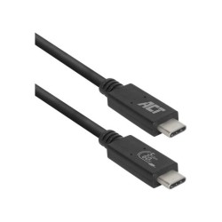 ACT AC7401 USB-kabel 1 m USB 3.2 Gen 1 (3.1 Gen 1) USB C Zwa ACT AC7401 USB-kabel 1 m USB 3.2 Gen 1 (3.1 Gen 1) USB C Zwa