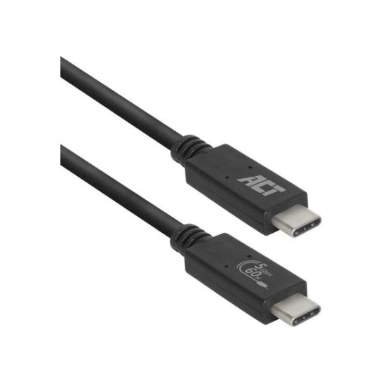 ACT AC7402 USB-kabel 2 m USB 3.2 Gen 1 (3.1 Gen 1) USB C Zwa