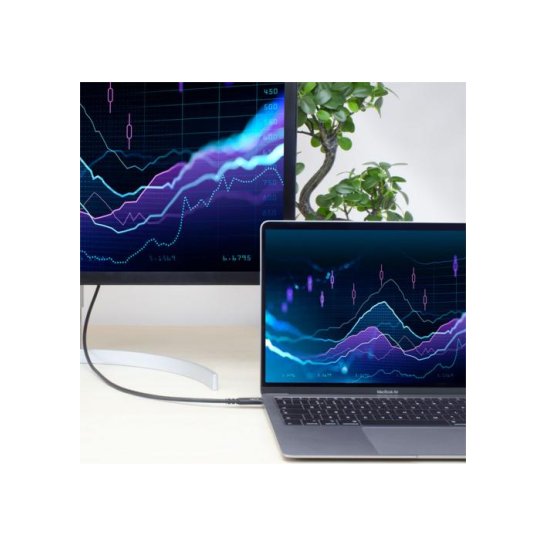 ACT AC7451 USB-kabel 0,8 m USB4 Gen 3x2 USB C Zwart ACT AC7451 USB-kabel 0,8 m USB4 Gen 3x2 USB C Zwart