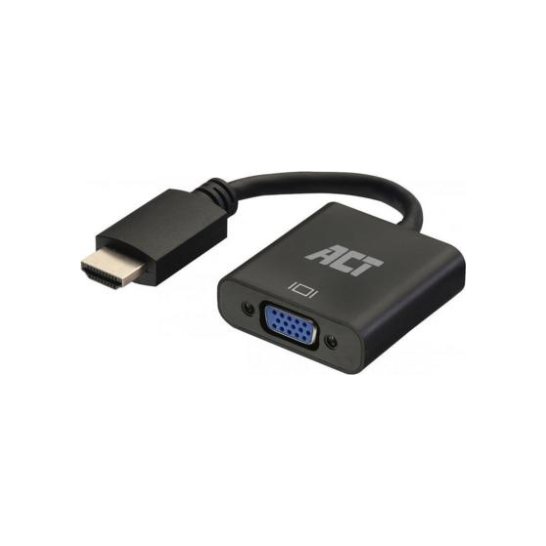 ACT AC7535 video kabel adapter 0,23 m HDMI Type A (Standaard ACT AC7535 video kabel adapter 0,23 m HDMI Type A (Standaard