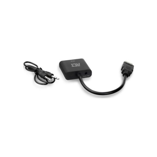 ACT AC7535 video kabel adapter 0,23 m HDMI Type A (Standaard ACT AC7535 video kabel adapter 0,23 m HDMI Type A (Standaard