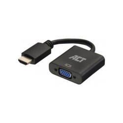 ACT AC7535 video kabel adapter 0,23 m HDMI Type A (Standaard ACT AC7535 video kabel adapter 0,23 m HDMI Type A (Standaard