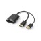 ACT AC7536 video kabel adapter 0,24 m HDMI + USB DisplayPort