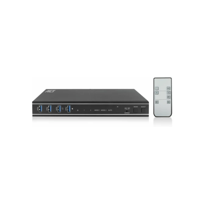 ACT AC7914 KVM-switch Zwart