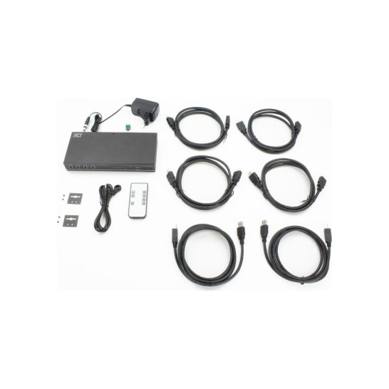 ACT AC7914 KVM-switch Zwart ACT AC7914 KVM-switch Zwart