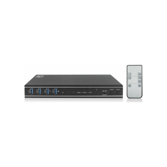 ACT AC7914 KVM-switch Zwart ACT AC7914 KVM-switch Zwart