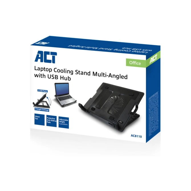 ACT AC8110 notebook cooling pad 43,9 cm (17.3