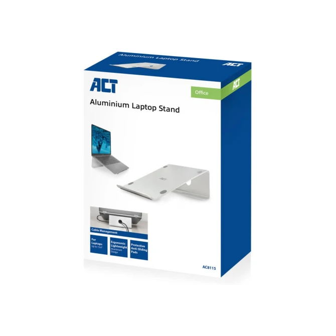 ACT AC8115 notebookstandaard Grijs 39,6 cm (15.6