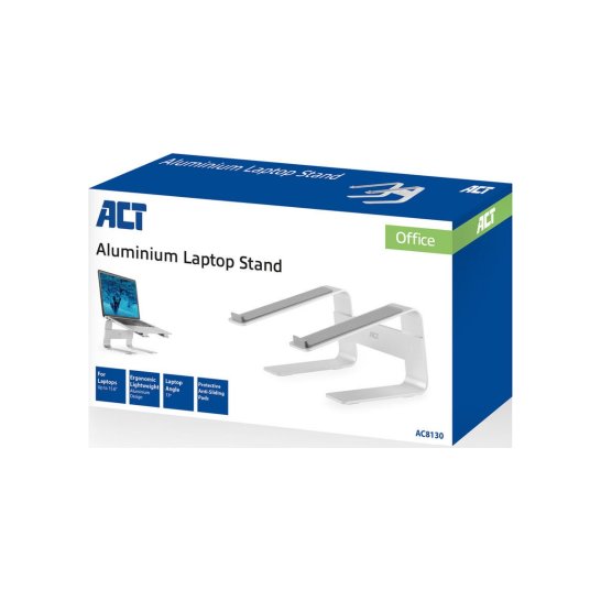 ACT AC8130 notebookstandaard Grijs 39,6 cm (15.6
