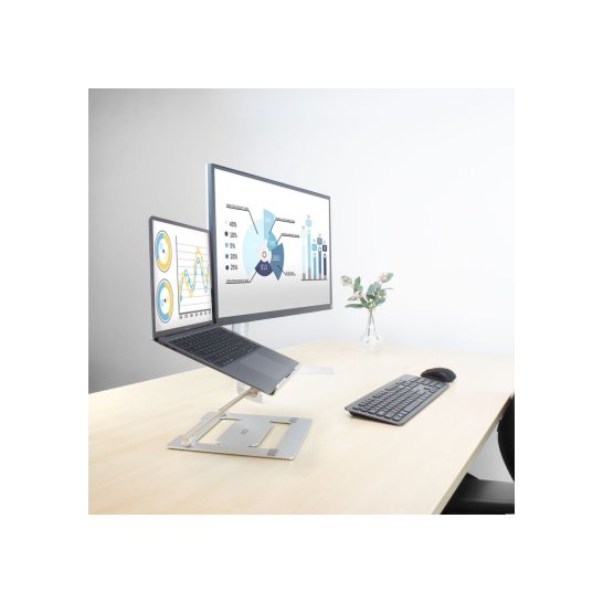 ACT AC8135 notebookstandaard Grijs 39,6 cm (15.6