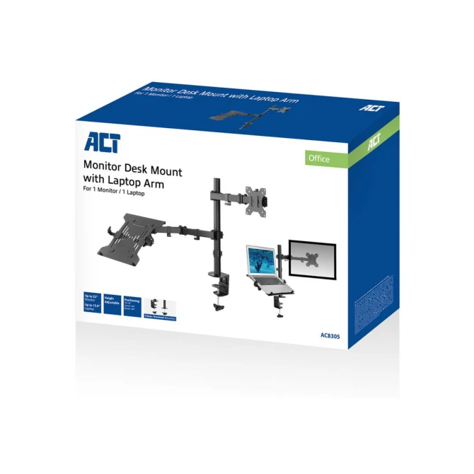 ACT AC8305 | Notebookstandaard tot 15.6