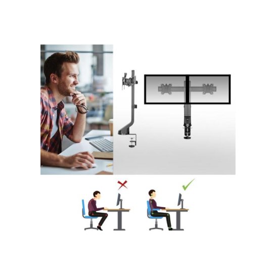 ACT AC8322 flat panel bureau steun 68,6 cm (27 ACT AC8322 flat panel bureau steun 68,6 cm (27