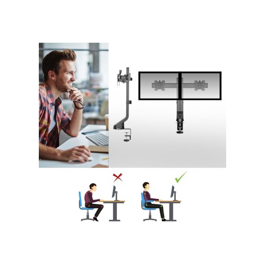 ACT AC8322 flat panel bureau steun 68,6 cm (27