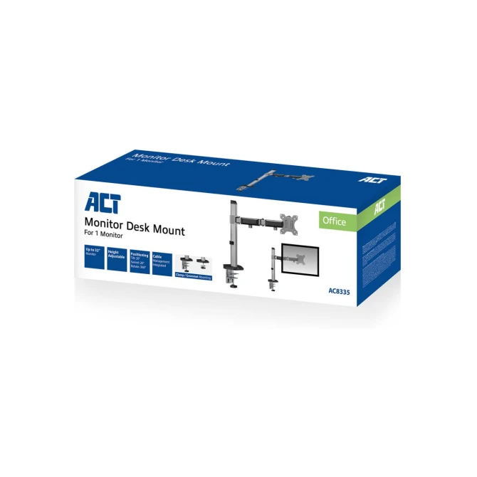 ACT AC8335 | Verstelbare Monitor-bureaubeugel | Tot 32