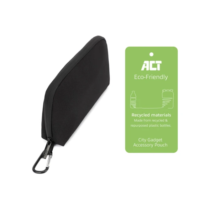 ACT AC8501 | Hand- & Schoudertas | Gerecycled PET (rPET) | Unisex | Zwart