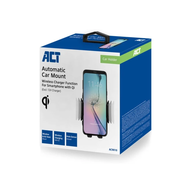 ACT AC9010 | Telefoonhouder voor in de Auto | Zwart