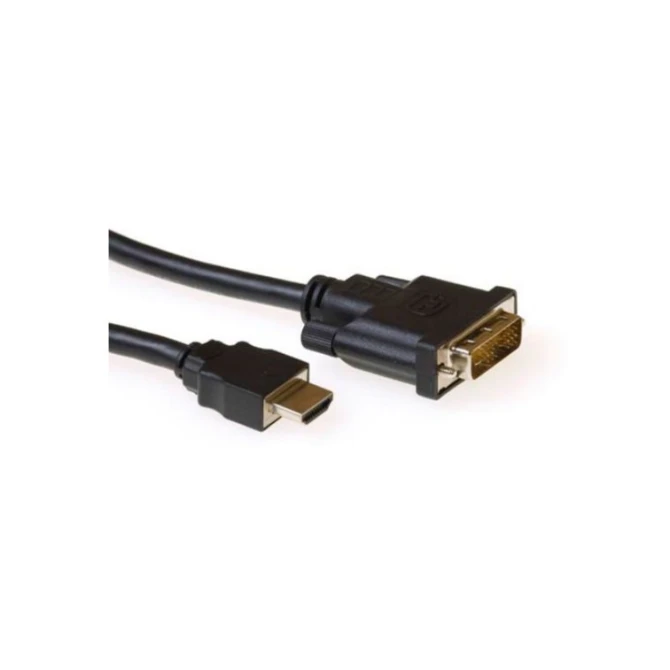 ACT AK3739 | HDMI naar DVI-D Kabel | 1 m | Zwart