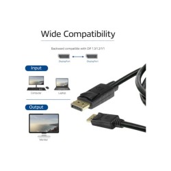 ACT AK4074 DisplayPort kabel 3 m Zwart