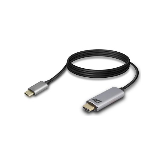 ACT Converter USB-C - HDMI male 1.8 Meter, 4K, metal housing