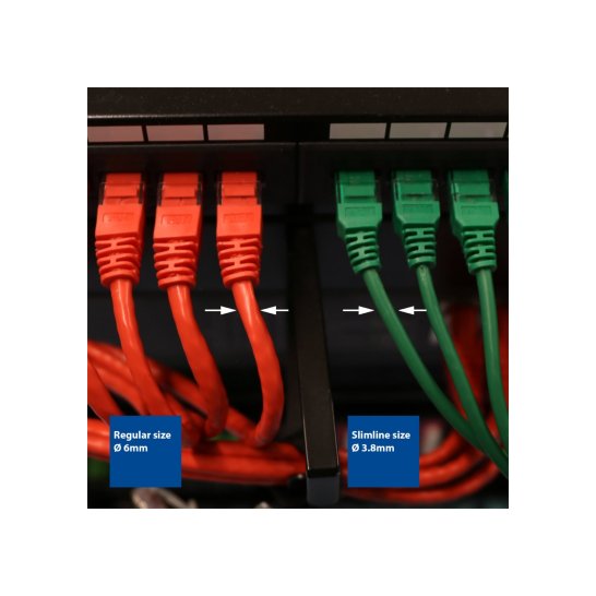 ACT DC9003 netwerkkabel Grijs 3 m Cat6 U/UTP (UTP)