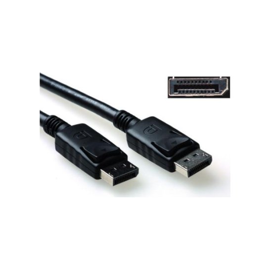 ACT DisplayPort aansluitkabel male-male ACT DisplayPort aansluitkabel male-male
