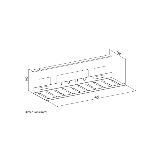 ACT Kabelgoot voor onder een bureau, 40cm