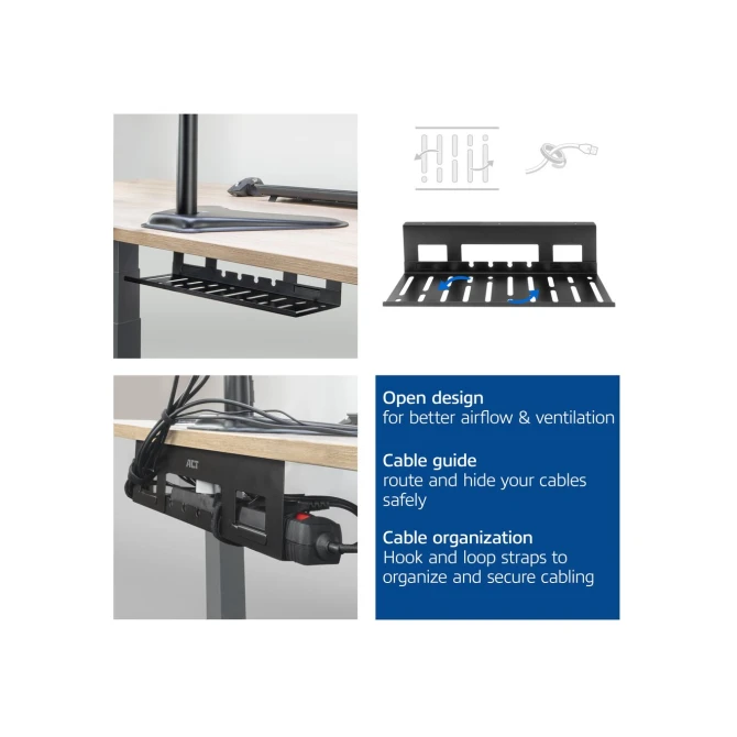 ACT Kabelgoot voor onder een bureau, 40cm