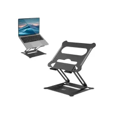 ACT Laptopstandaard, aluminium, inklapbaar, traploos in hoog ACT Laptopstandaard, aluminium, inklapbaar, traploos in hoog