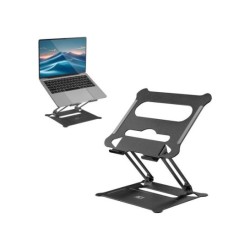 ACT Laptopstandaard, aluminium, inklapbaar, traploos in hoog ACT Laptopstandaard, aluminium, inklapbaar, traploos in hoog