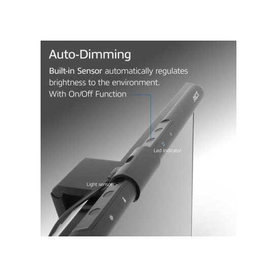 ACT Monitor ledlamp, dimbaar, voeding via USB ACT Monitor ledlamp, dimbaar, voeding via USB