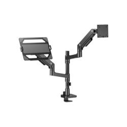 ACT Monitorarm met laptophouder office premium, gasveer, paa