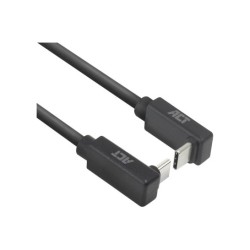 ACT USB 3.0 10Gbps 60W USB Type-C (haaks boven/beneden) naar