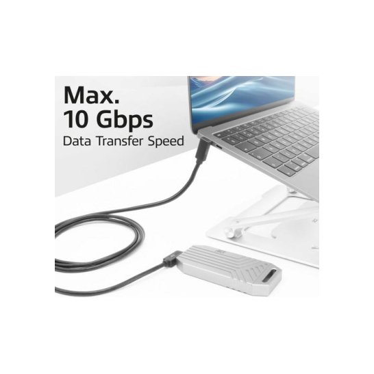ACT USB 3.0 10Gbps 60W USB Type-C (haaks links/rechts) naar ACT USB 3.0 10Gbps 60W USB Type-C (haaks links/rechts) naar