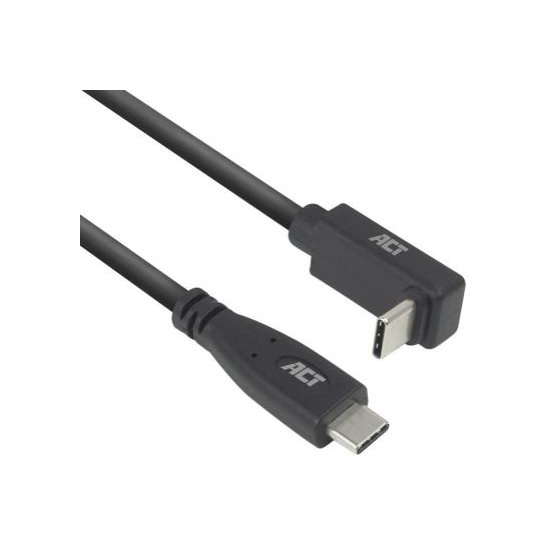 ACT USB 3.0 10Gbps 60W USB Type-C (recht) naar USB Type-C (h