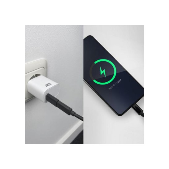 ACT USB-A male naar USB-C female adapter ACT USB-A male naar USB-C female adapter