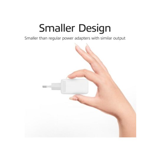 ACT USB-C Lader 35W met Power Delivery PPS en GaNFast ACT USB-C Lader 35W met Power Delivery PPS en GaNFast