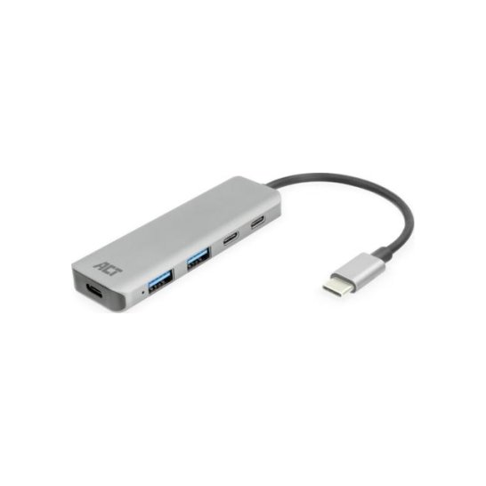 ACT USB-C hub 3.0, 2x USB-A, 2x USB-C ACT USB-C hub 3.0, 2x USB-A, 2x USB-C