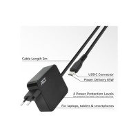 ACT USB-C laptoplader 65W PDP 2m