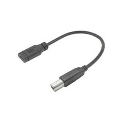 ACT USB Type-C female naar USB-B 2.0 printer adapterkabel 0, ACT USB Type-C female naar USB-B 2.0 printer adapterkabel 0,